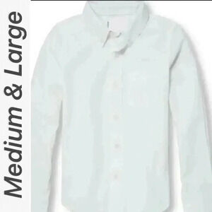 Rifle Kaynee White Button-Up School Uniform Shirt